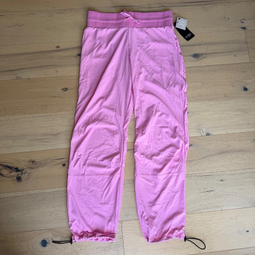 Kamryn X Five Triple Threat Track Pant Blush Pink Joggers Size M